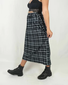 Saia Midi Xadrez Preto na internet