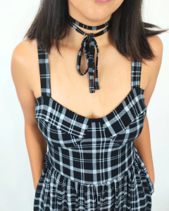 Vestido Anne Xadrez - Violet Voodoo