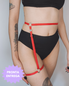 The Basic Garter Vermelho