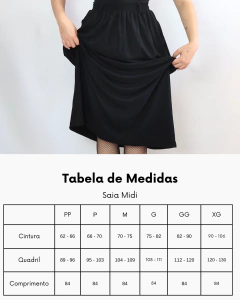 Imagem do Saia Midi Preta
