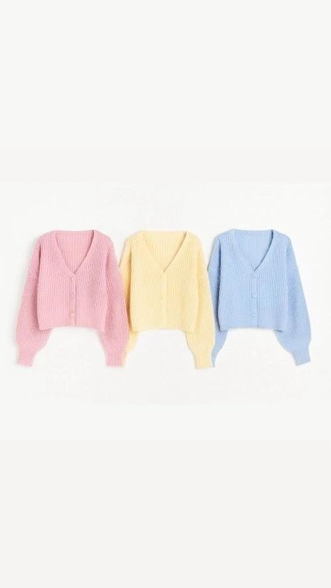 Casaco Tricô Botões - comprar online