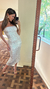Vestido Paetê Prata Tubinho