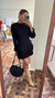 Vestido Babados Manga Longa na internet