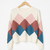 Blusa Tricot Losango na internet