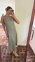 Vestido Midi Regata Linho Puro - comprar online