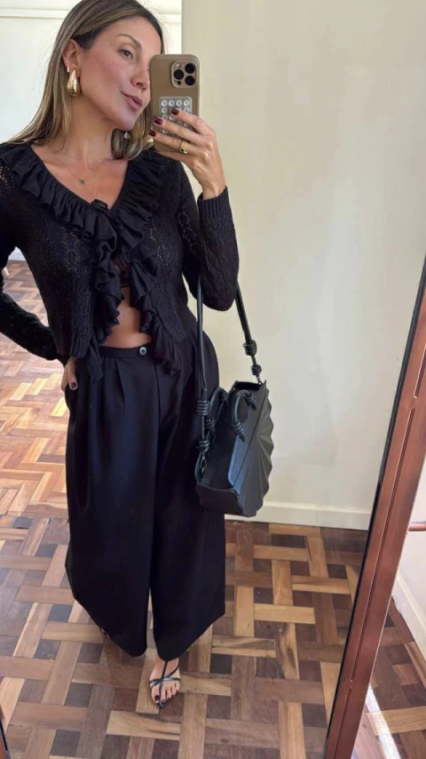 Calça Pantalona Alfaiataria