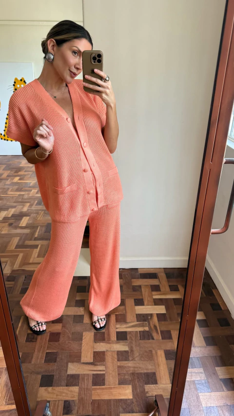 Conjunto Calça e Blusa Tricot