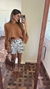Mini Saia Cetim Animal Print - comprar online