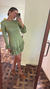 Vestido Babados Manga Longa - No Cabide