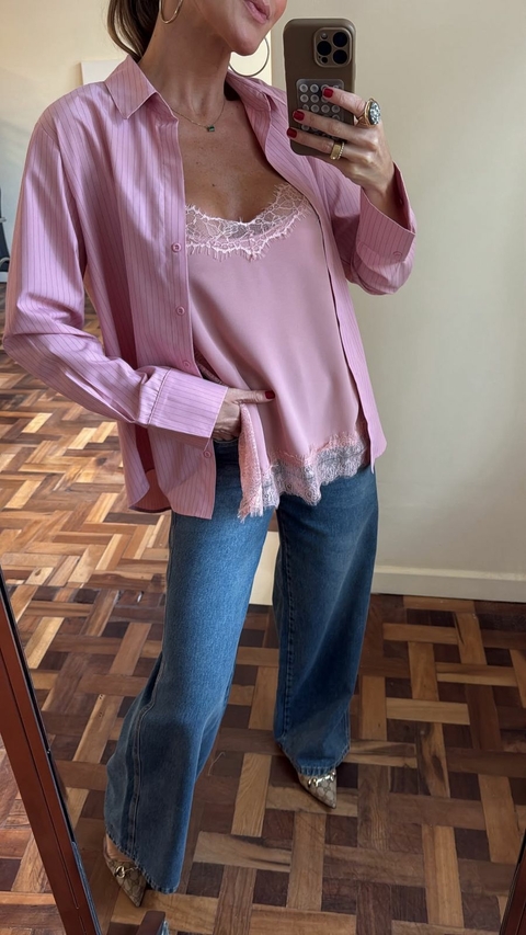 Blusa Regata Rendas