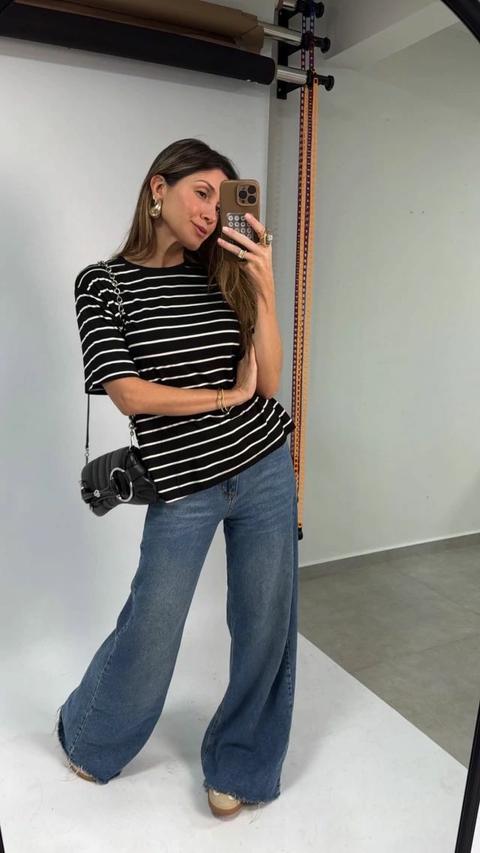 Camiseta Listrada