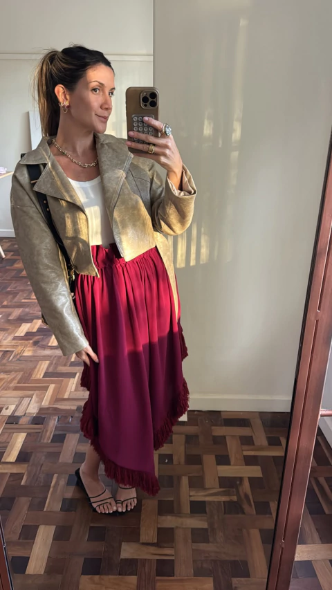 Casaco Jaqueta PU - comprar online