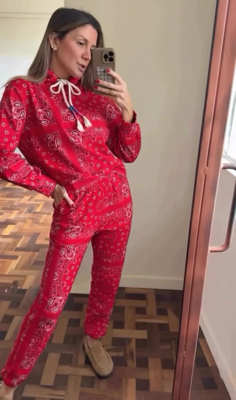 Conjunto Moletinho Paisley - comprar online