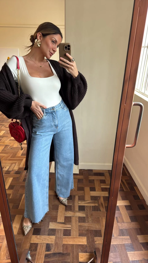 Calça Jeans Wide Leg - comprar online