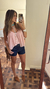 Short Jeans Barra Desfiada na internet