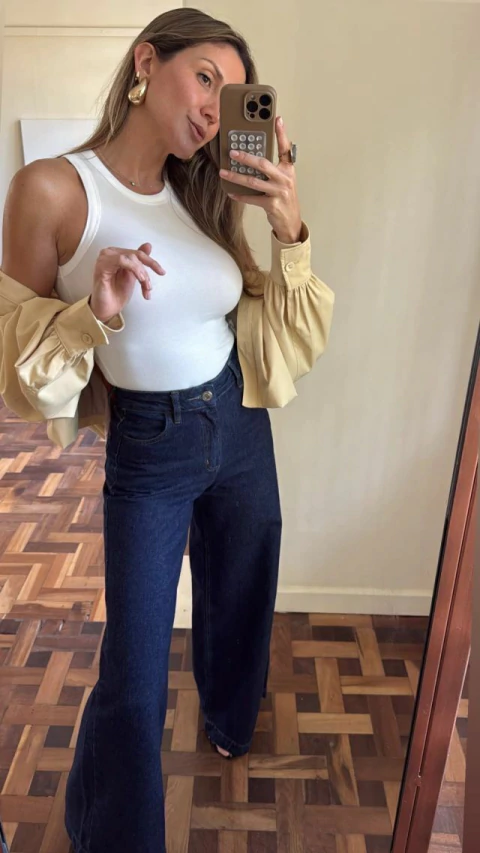 Blusa Regata Básica Canelada