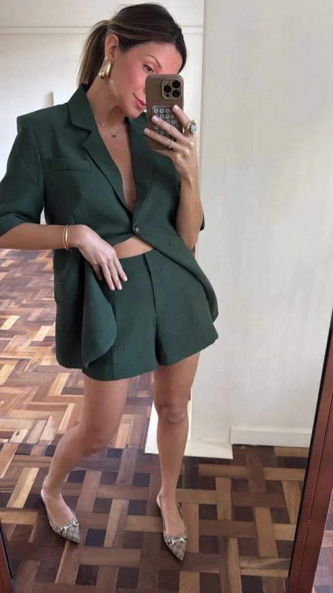 Blazer Alfaiataria Manga Curta - comprar online