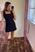 Vestido Alfaiataria Decote Quadrado na internet
