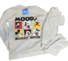 Pijama "Disney" - Mickey - Gris melange , dibujo en cuadritos