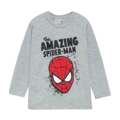 Pijama "Marvel" - Big Boy - Spiderman remera gris y pantalón rojo "Amazing" en internet