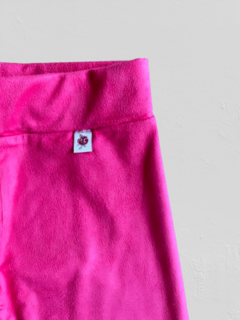 Calza "Old Bunch" - Baby girl - De gamuza, fucsia, preciosa!! - comprar online