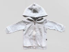 Campera "Old Bunch" - Gris, de algodón con frisa, con dibujo en la espalda