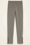 Calza "Old Navy". Gris con recorte abajo