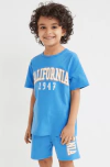 Short "H&M" - De algodón azul francia con California