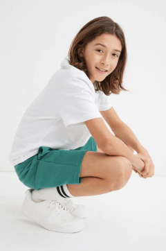 Short "H&M" - De algodón verde con San Diego - comprar online