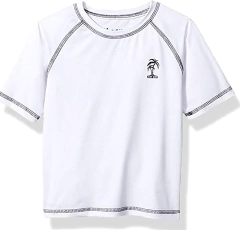 Remera UV - "iXtreme" - Manga corta blanca con detalles en azul marino