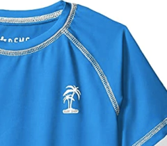 Remera UV - "iXtreme" - Manga corta azul francia con detalles en blanco - comprar online