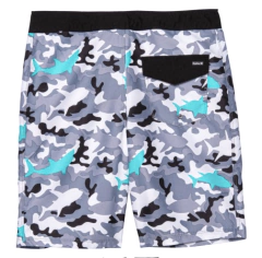 Malla "Hurley" - Surfer camuflado con tiburones en internet