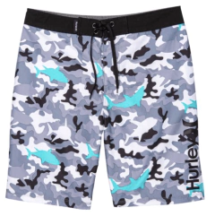 Malla "Hurley" - Surfer camuflado con tiburones