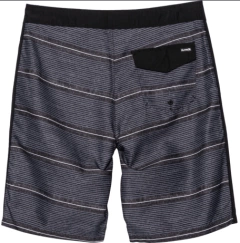 Malla "Hurley" - Surfer gris con rayitas - comprar online