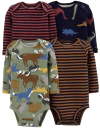Bodies "Carter´s" x 4 unidades - Rayados y con animalitos