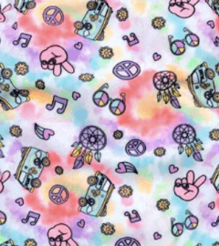 Enteriza "Elemento" - Blanca con simbolos de paz y breteles fluo - tienda online