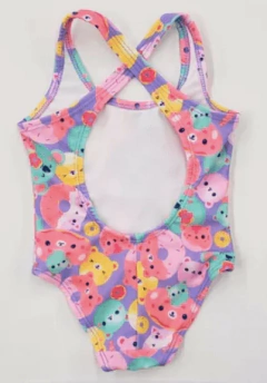 Enteriza "Elemento" - Little Girl - Espalda cruzada lila con animalitos inflables en internet