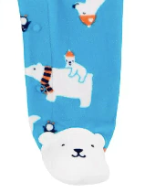 Osito "Carter´s", micropolar. - Turquesa con pingüinos, focas y osos polares en internet