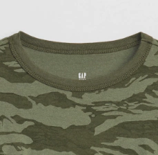 Remera "Gap" - Manga larga - Camuflada verde en internet