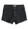 Short "So" - De adulto, jean negro con cuadritos (ver medidas)