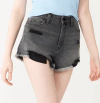 Short "So" - De adulto, jean gris con recortes (ver medidas en la descripcion)