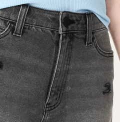 Short "So" - De adulto, jean gris con recortes (ver medidas en la descripcion) - comprar online