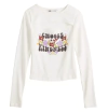 Remera "SO" - Cruda, manga larga, con "Choose Kidness"