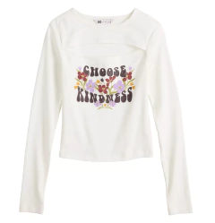 Remera "SO" - Cruda, manga larga, con "Choose Kidness"