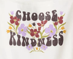 Remera "SO" - Cruda, manga larga, con "Choose Kidness" - comprar online