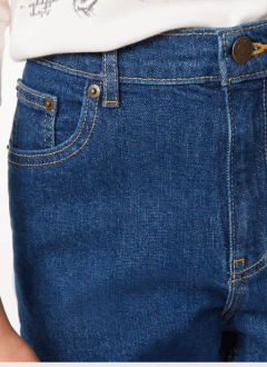 Jean "Free Assembly" - Jogger azul con puño - ver medidas - Lupeluz