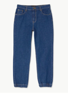 Jean "Free Assembly" - Jogger azul con puño - ver medidas - tienda online