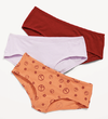 Bombachas "Old Navy" - Pack x 3 unidades - Naranja con simbolos de paz