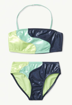 Malla "Justice" - Bikini azul, celeste y verde con brillitos en internet