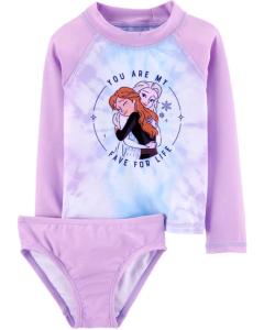 Malla "Carter´s" - Edición especial Disney!!! 2 piezas con remera UV "Frozen"